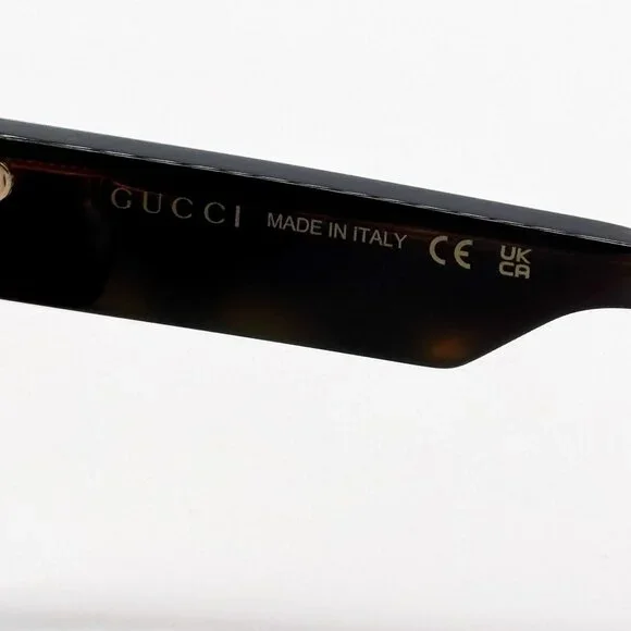 NEW GUCCI SUNGLASSES GG1670SK 003 BLACK UNISEX EYEWEAR display picture 3